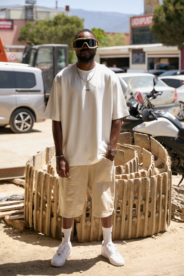 Erkek Bej Renk Şort