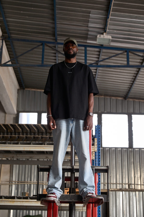 Erkek Füme Düz T-Shirt